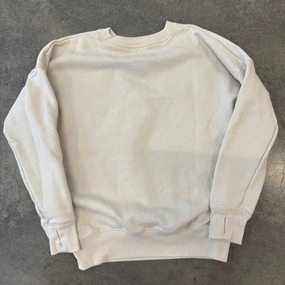 Abercrombie & Fitch Kids France Pink Sparkle Pullover Crewneck Sweatshirt 9/10 - Picture 2 of 5